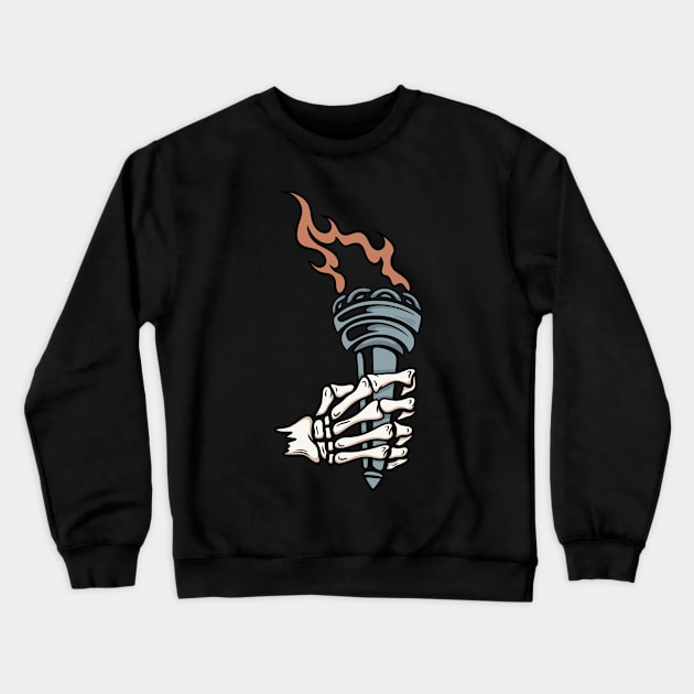 Statue of liberty Crewneck Sweatshirt by gggraphicdesignnn